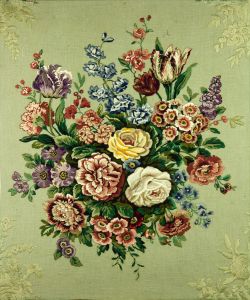Early 20th Century Embroidery - Very Fine Silkwork Panel