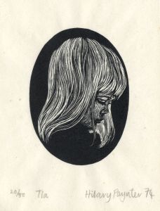 Hilary Paynter - 1974 Wood Engraving, "Tia"