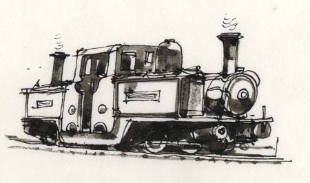 Paul Sharp - 1964 Pen and Ink Drawing