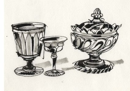 Paul Sharp - 1964 Pen and Ink Drawing