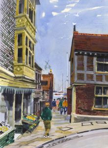 Paul Sharp - 1964 Watercolour, West Cowes