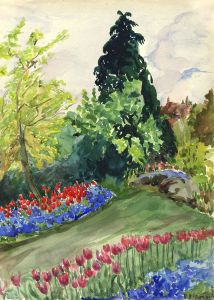 Violet Hilda Drummond - Early 20th Century Watercolour, Glen Andred, Kent