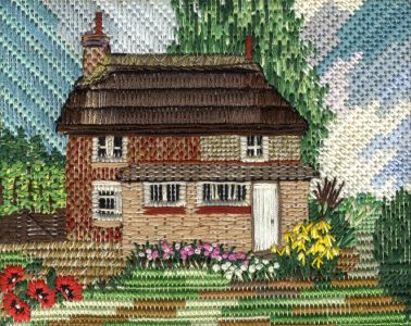 Elizabeth Painter - 1989 Embroidery, House and Garden