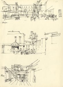 Paul Sharp - Mid 20th Century Pen and Ink Drawing, Billingham, County Durham