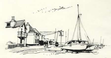 Paul Sharp - 1964 Pen and Ink Drawing, Iden Lock