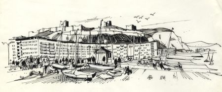 Paul Sharp - 1964 Pen and Ink Drawing
