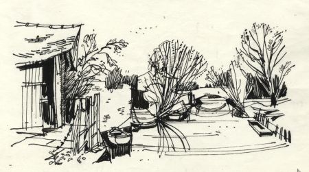 Paul Sharp - 1964 Pen and Ink Drawing, Fordwich