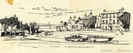 Paul Sharp - 1963 Pen and Ink Drawing, Southwold