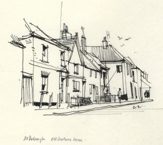 Paul Sharp - 1963 Pen and Ink Drawing, Aldeburgh Old Customs House