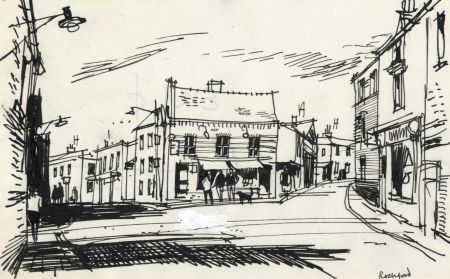 Paul Sharp - 1964 Pen and Ink Drawing, Rochford