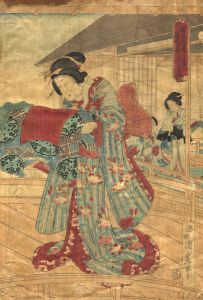 19th Century Oriental Woodblock - Japanese Print