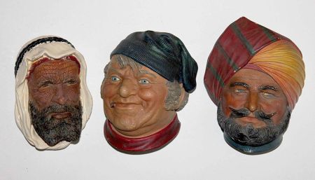 3 Assorted Bosson's Heads