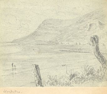 Late 19th Century Graphite Drawing - Llandudno, Wales