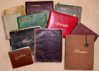 11 Early 20th Century Commonplace Albums Autograph Books