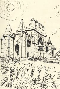 Paul Sharp - 1963 Pen and Ink Drawing, Grange Arch, Creech, Dorset