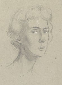 Frances Watt - Good Mid 20th Century Graphite Drawing, Portrait