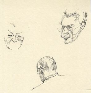 Frances Watt - Small Mid 20th Century Pen and Ink Drawing, Sketches