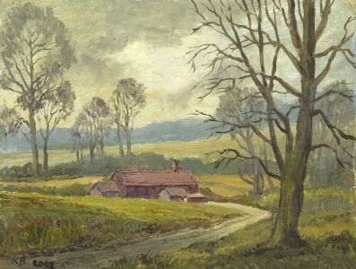 Keith Burtonshaw - 2002 Oil, Landscape, Kent