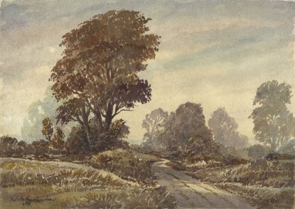 Keith Burtonshaw - 1991 Watercolour, Autumn Morning