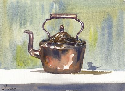 Keith Burtonshaw - 2007 Watercolour, Kettle