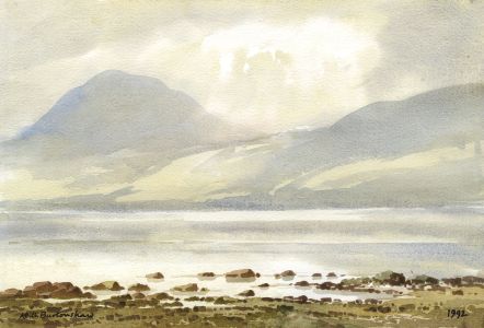 Keith Burtonshaw - 1992 Watercolour, Loweswater, Lake District