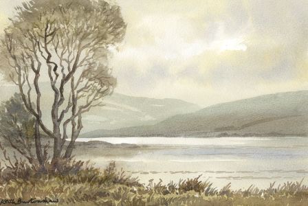 Keith Burtonshaw - Contemporary Watercolour, Ullswater, Lake District