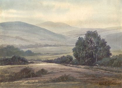 Keith Burtonshaw - 1989 Watercolour, Wensleydale, Yorkshire