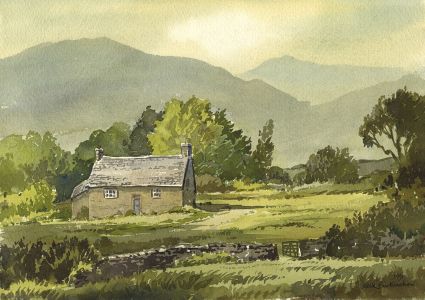 Keith Burtonshaw - 1990 Watercolour, Summer Sunlight