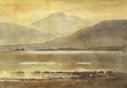 Keith Burtonshaw - Contemporary Watercolour, Ullswater, Lake District