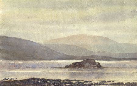 Keith Burtonshaw - Contemporary Watercolour, Derwent Water, Lake District