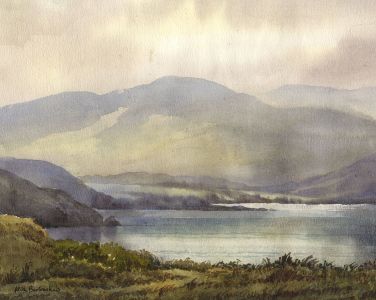 Keith Burtonshaw - Contemporary Watercolour, Thirlmere, Lake District