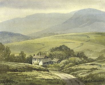 Keith Burtonshaw - Contemporary Watercolour, Newlands Valley, Lake District