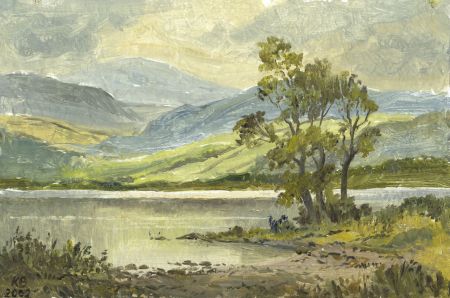 Keith Burtonshaw - 2002 Oil, Ullswater, Lake District