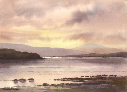 Keith Burtonshaw - 2006 Watercolour, Derwent Water, Lake District