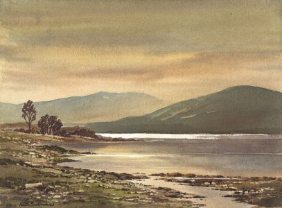 Keith Burtonshaw - 2006 Watercolour, Bassenthwaite Lake, Lake District
