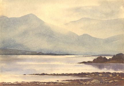 Keith Burtonshaw - 1991 Watercolour, Ullswater, Lake District