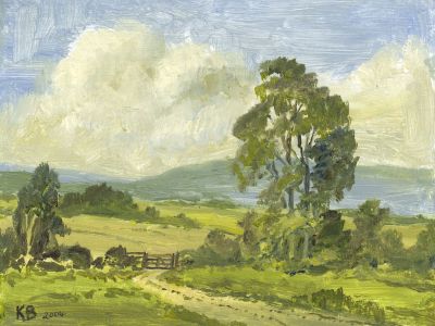 Keith Burtonshaw - 2004 Oil, Kent Landscape