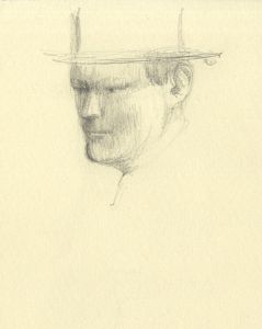 Frances Watt - Mid 20th Century Graphite Drawing, Portrait