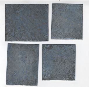 Joan Lewis - Set of 4 Original Etched Plates Used for Etchings