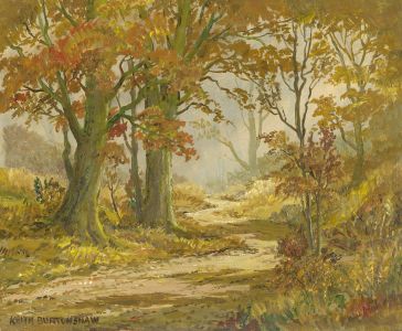 Keith Burtonshaw - Contemporary Oil, Autumn Woodland