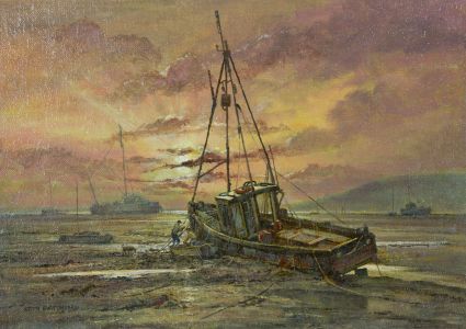 Keith Burtonshaw - Contemporary Oil, Fishing Trawler