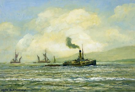 Keith Burtonshaw - Contemporary Oil, Ships at Sea