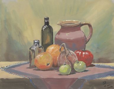 Keith Burtonshaw - 2004 Watercolour, Still Life