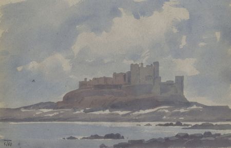 Keith Burtonshaw - 1988 Watercolour, Castle