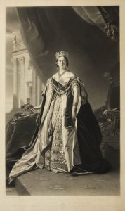 T.L. Atkinson - Large 1847 Mezzotint, Her Most Gracious Majesty Queen Victoria