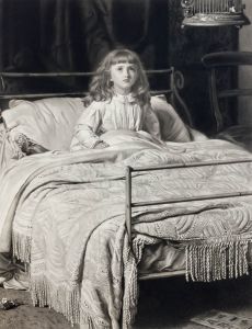 Thomas Oldham Barlow - 1868 Mezzotint, After John Everett Millais, Awake