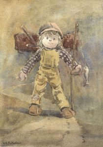 Keith Burtonshaw - Contemporary Watercolour, Doll