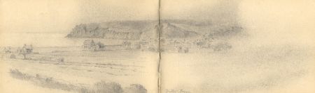 C.L. Robertson - 19th Century Graphite Drawing, Seaton, Devon