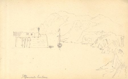 C.L. Robertson - 19th Century Graphite Drawing, Ilfracombe Harbour, Devon