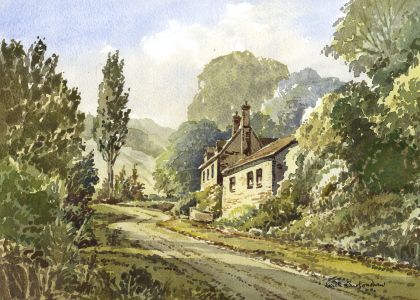 Keith Burtonshaw - Contemporary Watercolour, Rural Cottages